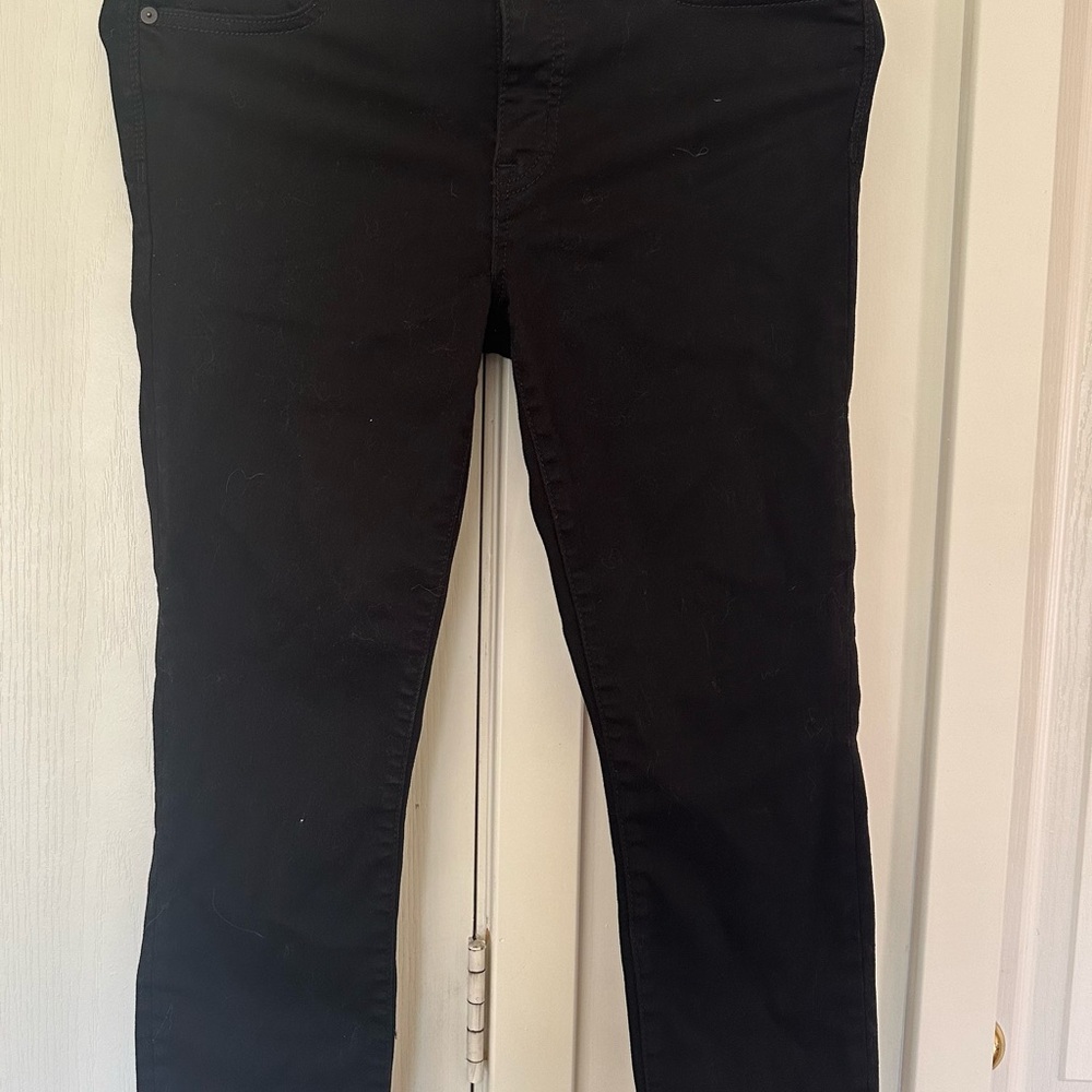 Madewell Black Skinny Jeans Sleek Denim
